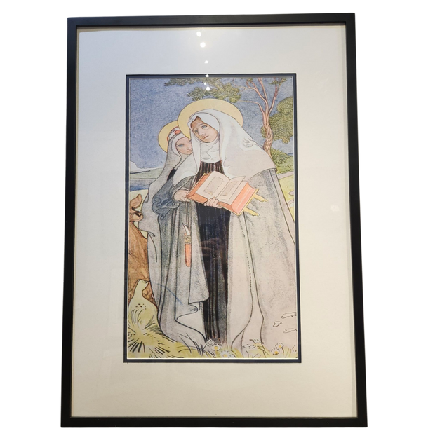 Carl Larsson: St. Bridget of Sweden - Framed Print