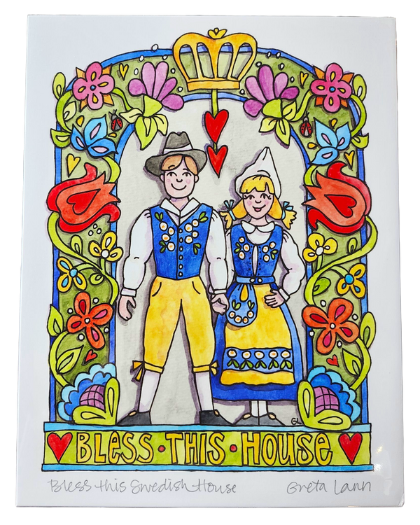 Greta Lann: "Bless This House" - Print