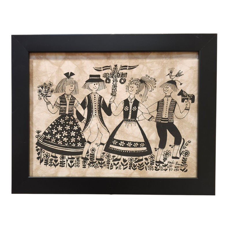 Heidi Lange: "Maypole" - Framed Silkscreen