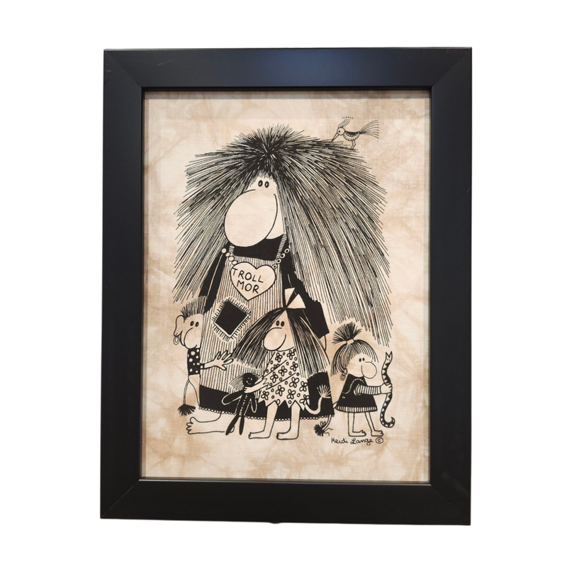 Heidi Lange: Troll Mor - Framed Silkscreen