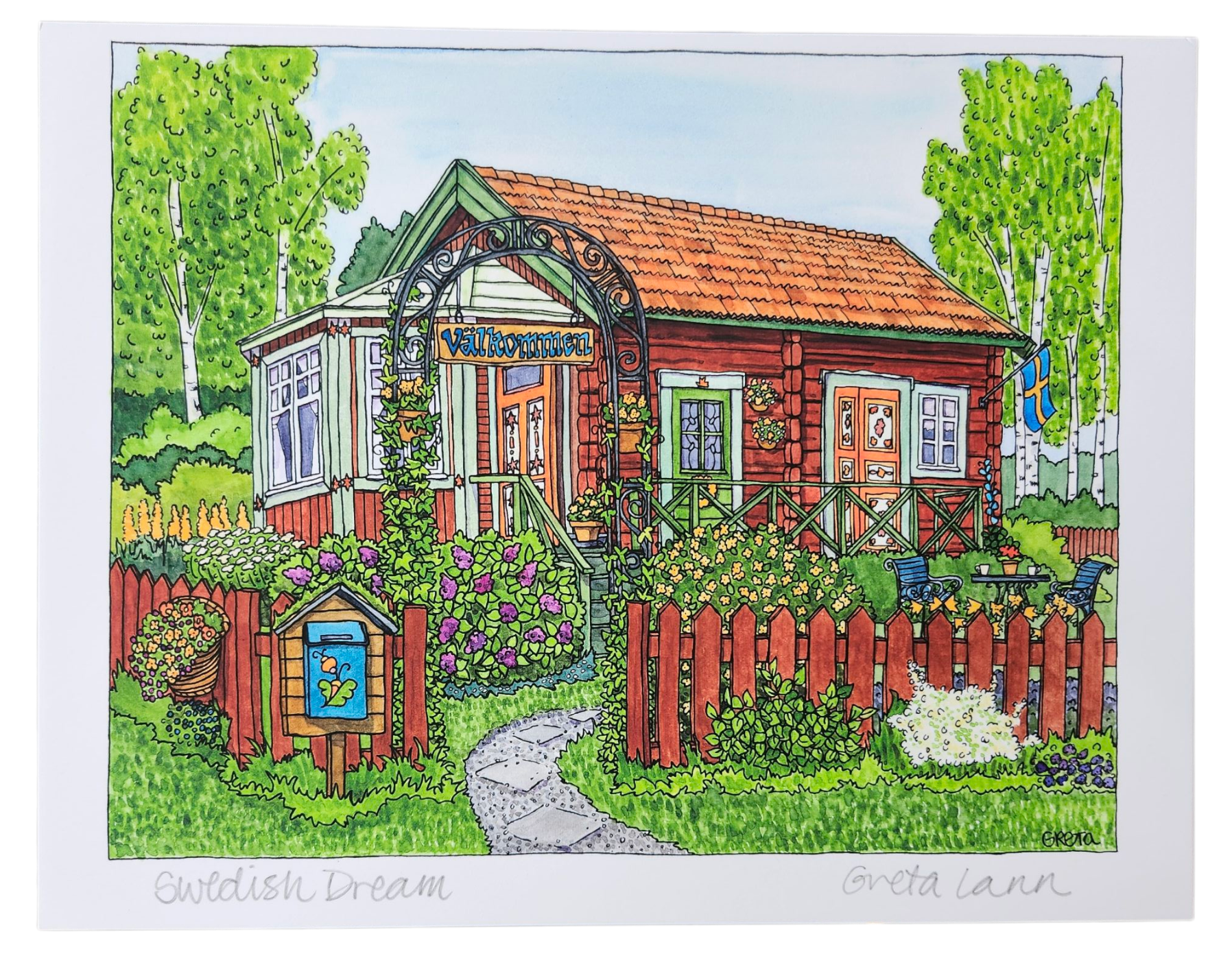 Greta Lann: "Swedish Dream" - Print