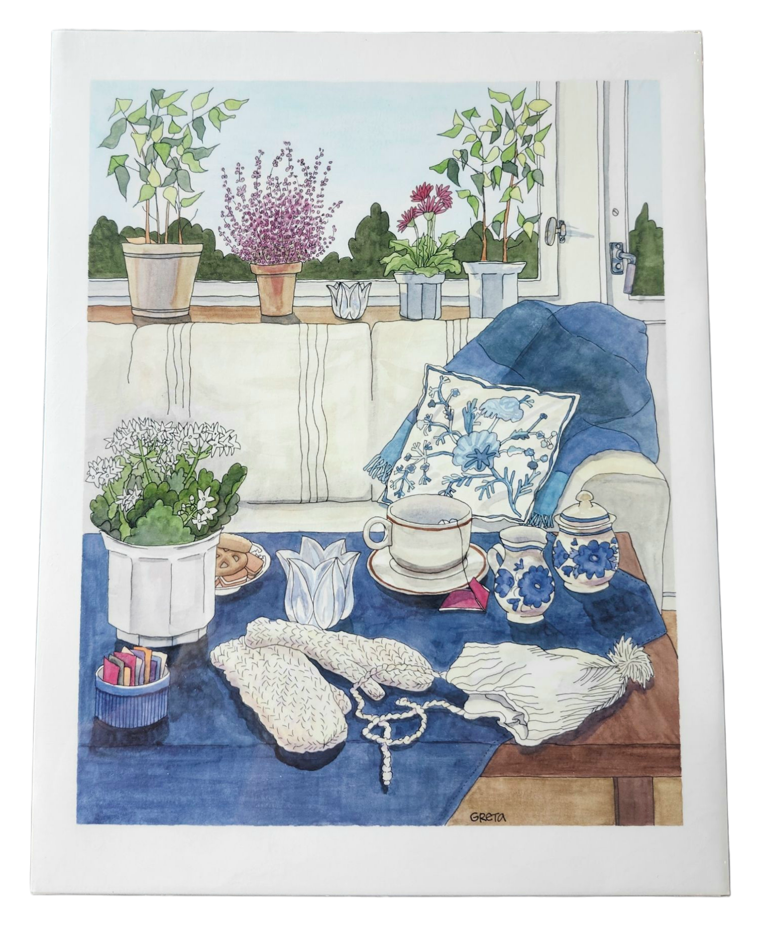 Greta Lann: "January FIKA" - Print