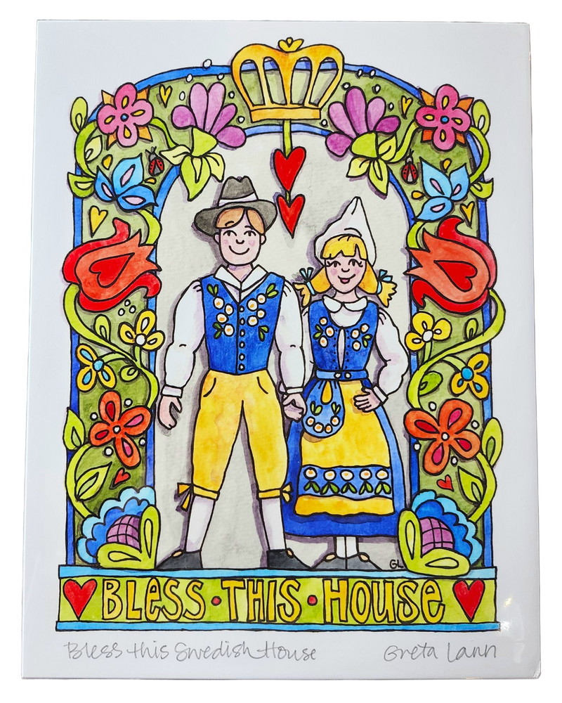 Greta Lann: "Bless This House" - Print
