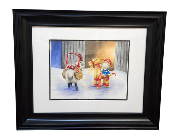 Rachael Koppendrayer: "Get Your Goat" - Framed Original