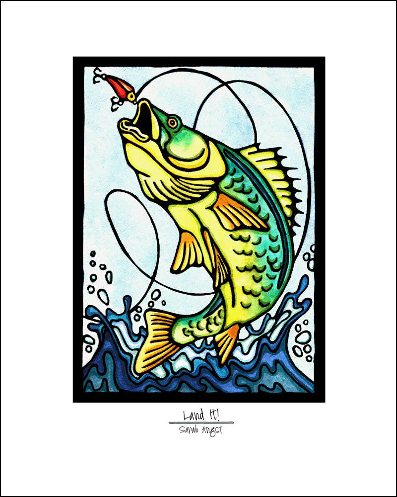 Sarah Angst: Land It! - Print