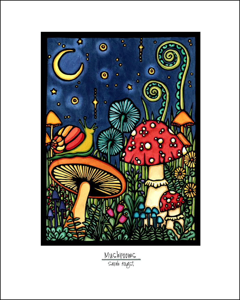 Sarah Angst: Mushroom - Print