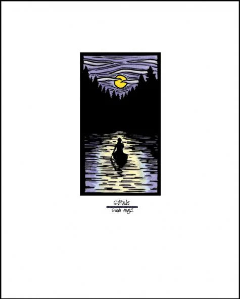 Sarah Angst: Solitude Canoe - Print
