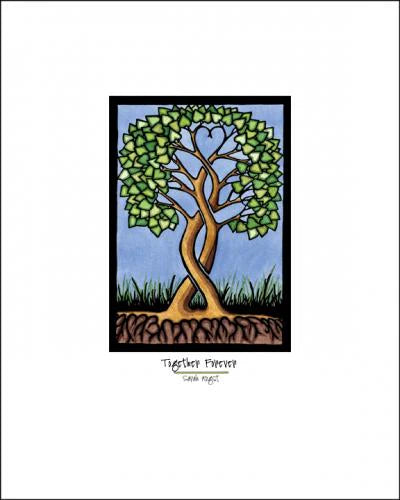 Sarah Angst: Together Forever Tree - Print
